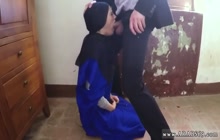 Amazing Arab Teen Blowing My Hard Cock